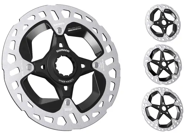 Shimano RT-MT900 brake rotor 140 mm, center lock, Ice Tech, external lock ring