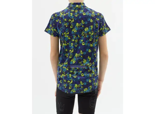 Silvini Scrivia kids jersey short sleeve Blue/Neon