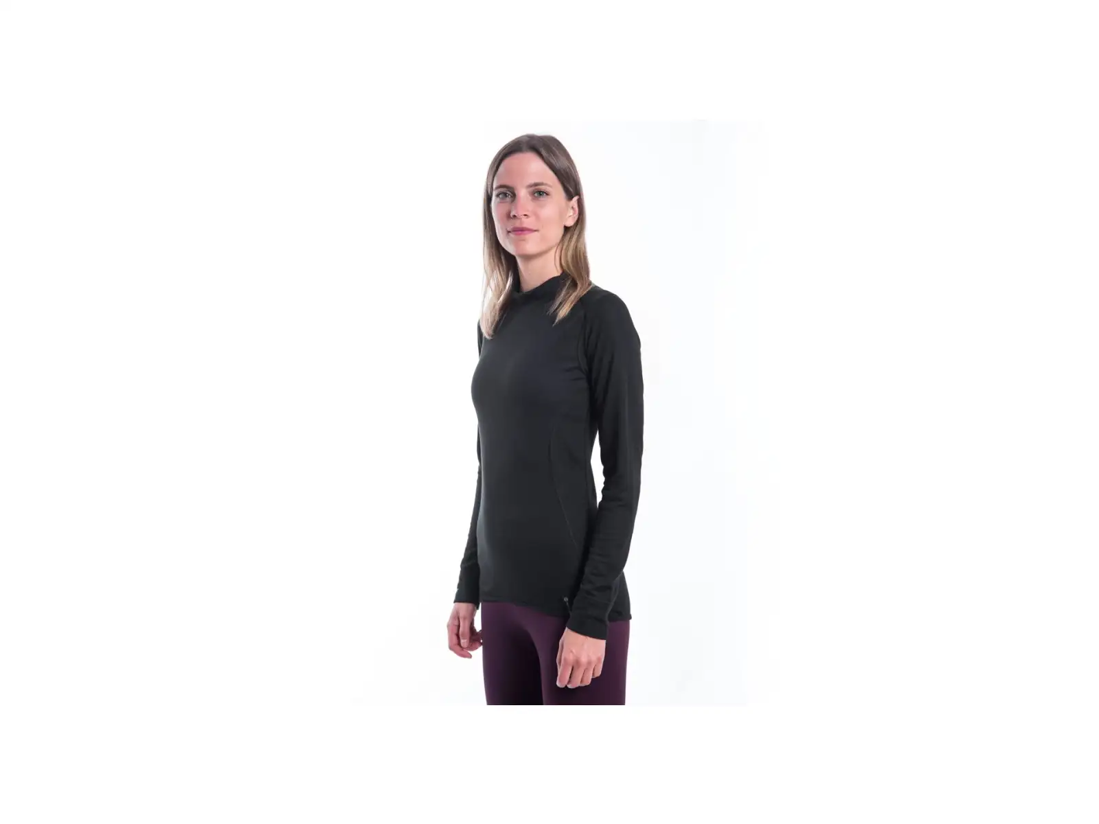 Sensor Double Face women's long sleeve shirt black