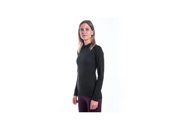 Sensor Double Face women's long sleeve shirt black