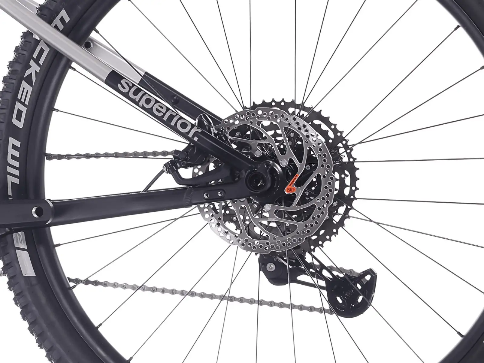 Superior eXP 6.5 mountain e-bike Matte Dark Chrome/BKlack