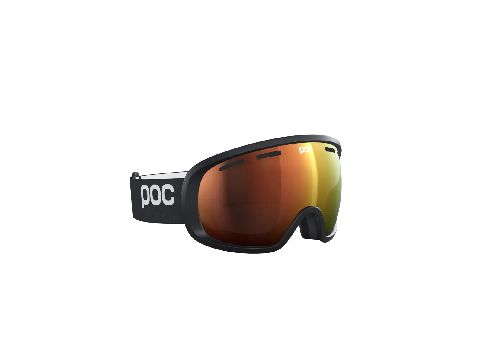 POC Fovea ski goggles Uranium Black/Partly Sunny Orange