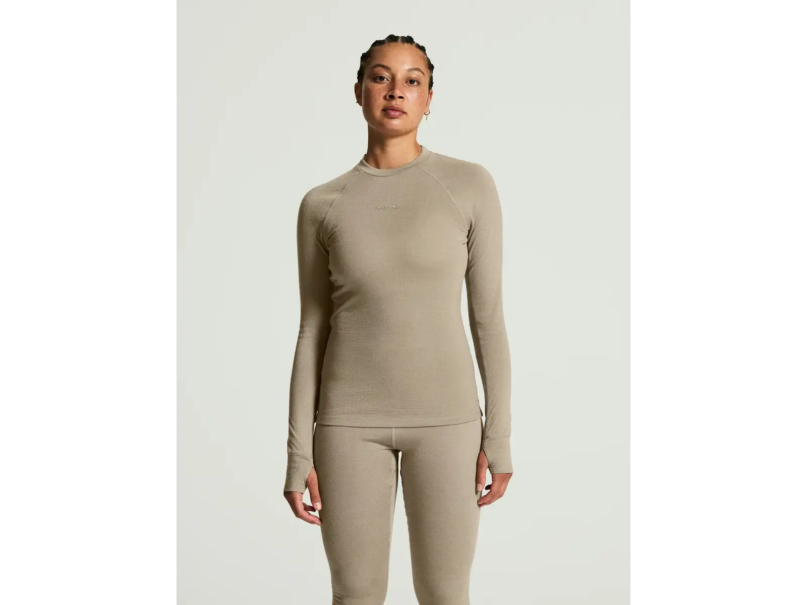 CRAFT Wool Comfort RN LS women's T-shirt beige