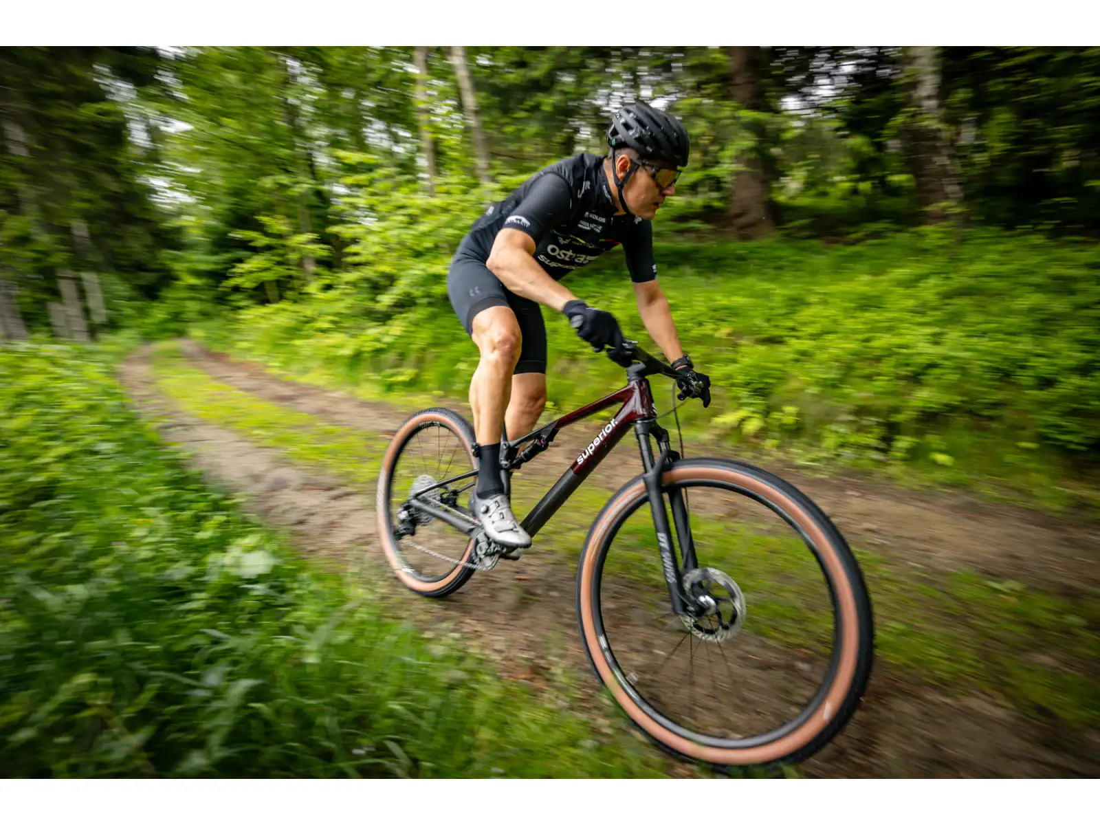 Superior XF 9.9 Team mountain bike Gloss Carbon/Red Carbon