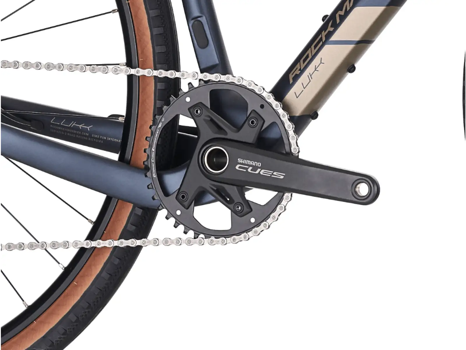 Rock Machine Lukk Cr 10 gravel bike Matte Deep Ocean Blue