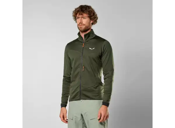 Salewa Sella Crevasse men's sweatshirt Golden Brown