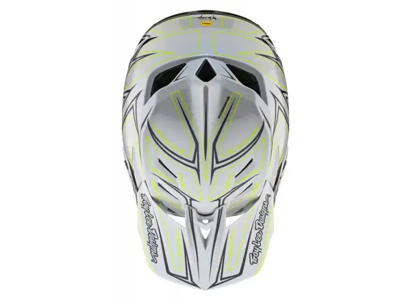 Troy Lee Designs D4 Composite MIPS Pinned helmet Light Gray