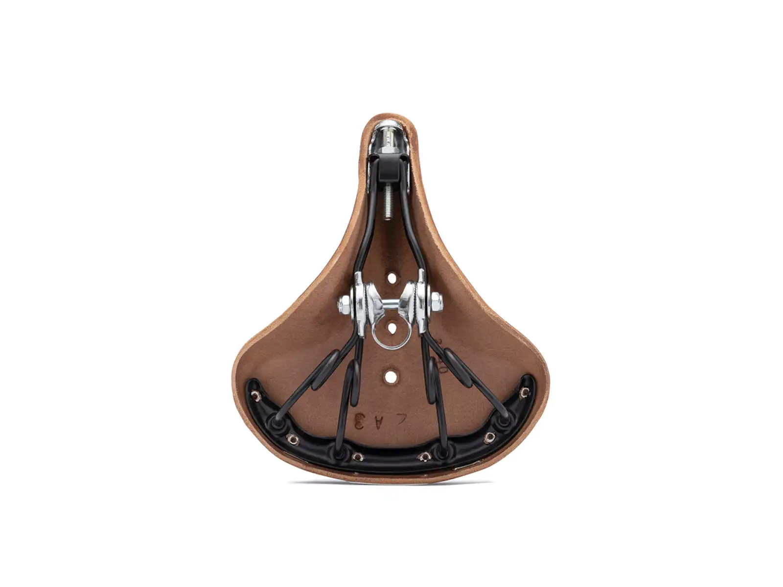 Brooks B72 leather saddle brown - Unpacked