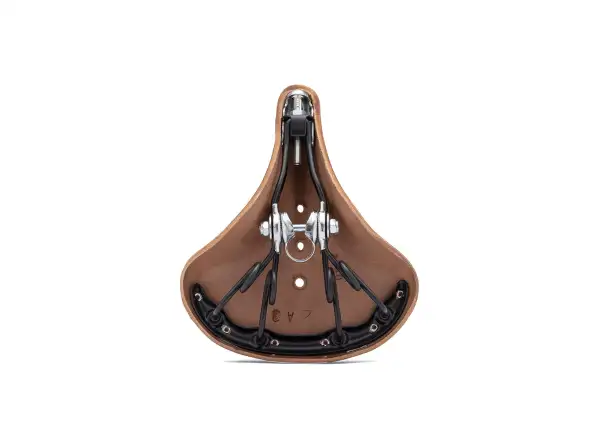Brooks B72 leather saddle brown - Unpacked
