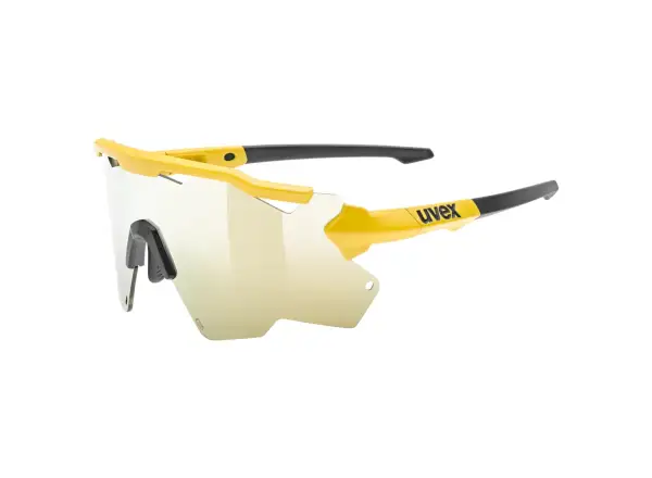 Uvex Sportstyle 228 cycling glasses Sunbee Black Mat/Mirror Yellow