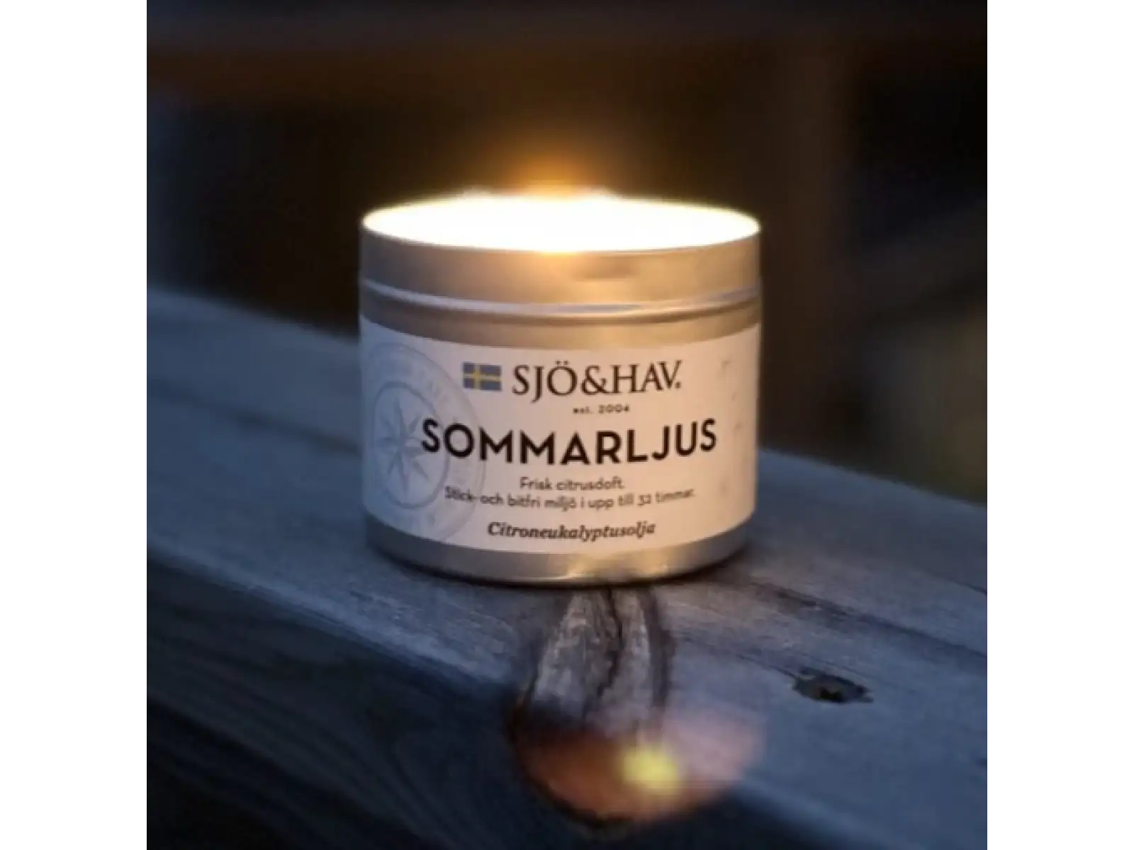 Sjö&Hav citronella candle against mosquitoes 200g