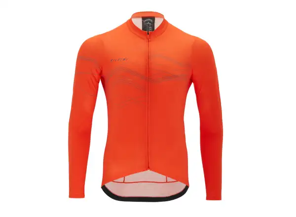 Silvini Valfuro men's jersey long sleeve Ruby