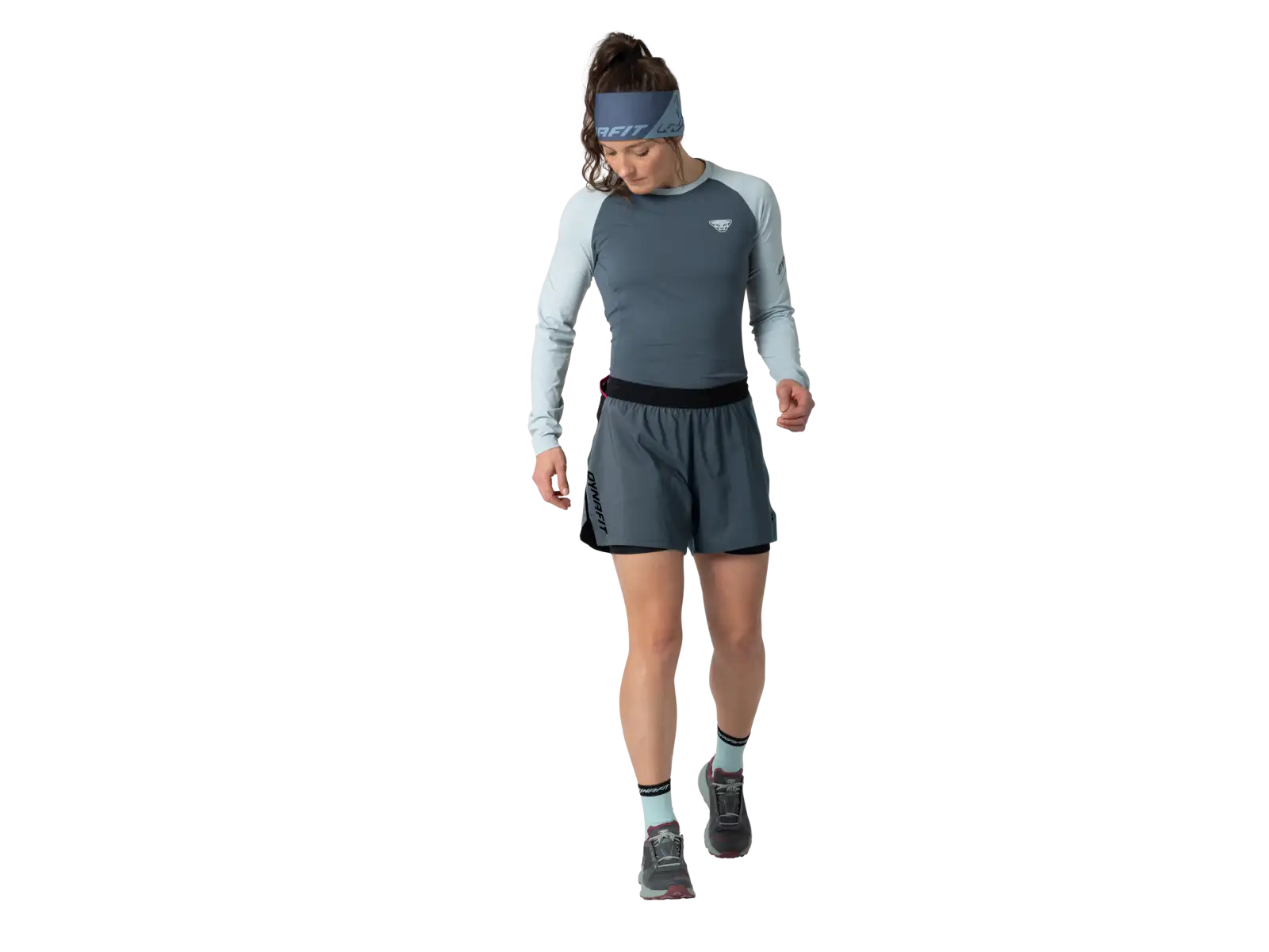 Dynafit Alpine Pro 2in1 women's running shorts Cinder