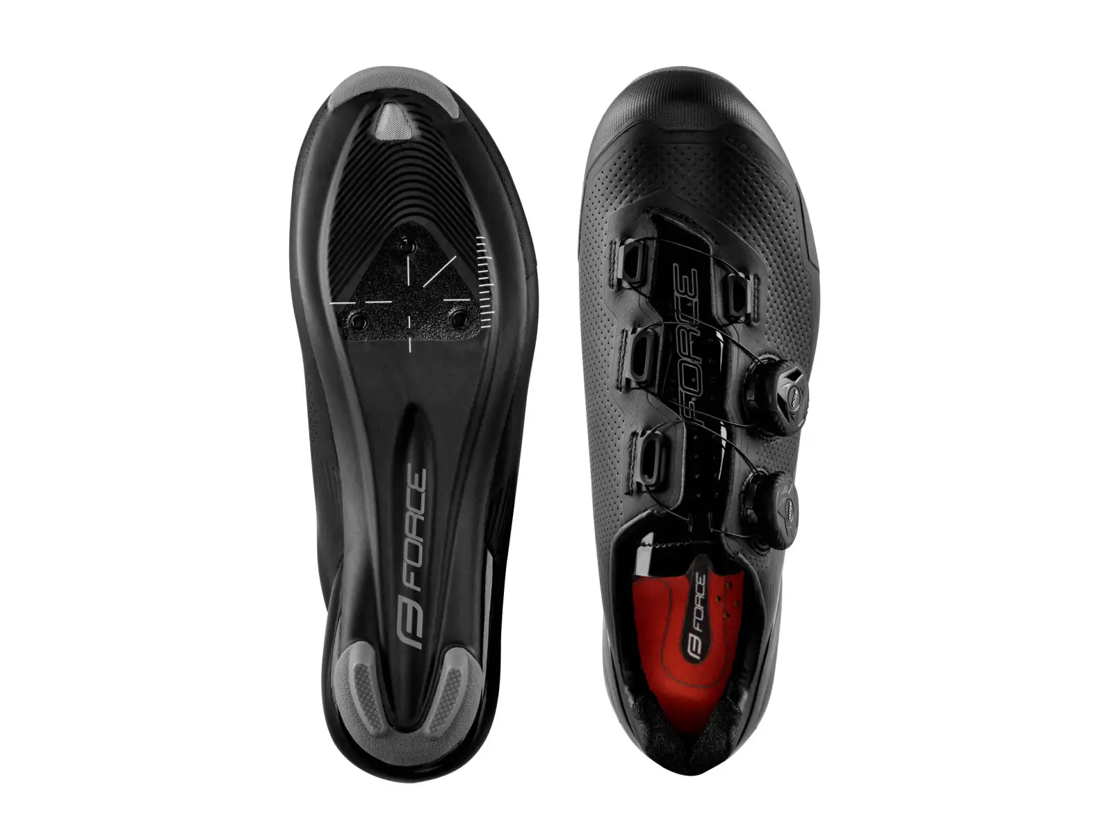 Force Road Warrior Carbon road men's cycling shoes black