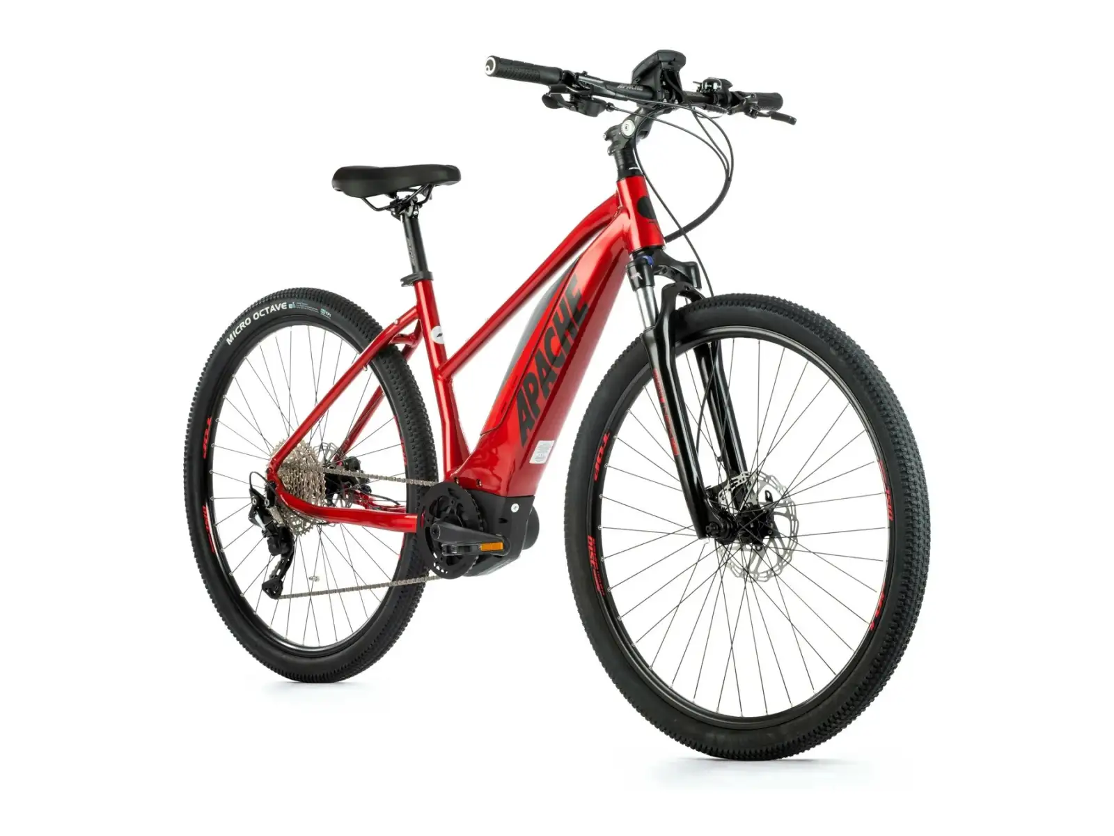 Apache Matta 1 Bosch MTB women's cross e-bike red