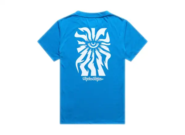 Troy Lee Designs Lilium Ride women's T-shirt short sleeve One Eye Aero Blue