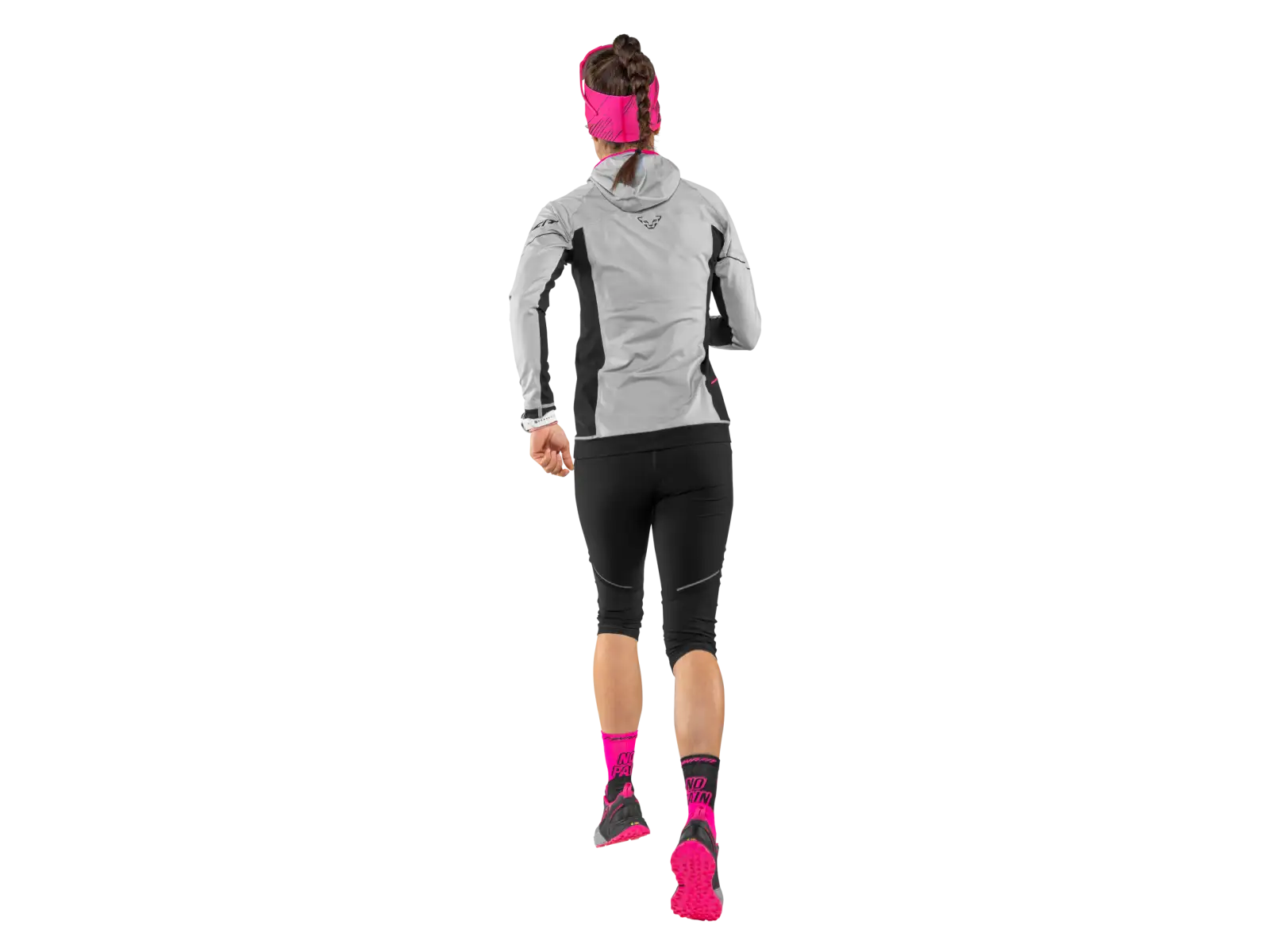 Dynafit No pain No gain sports socks Pink Glo/Black Out