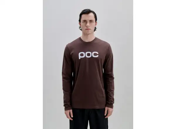 POC L/S Tee long sleeve T-shirt Bronzite Brown