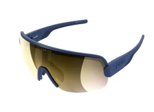 POC AIM VGM cycling glasses Lead Blue