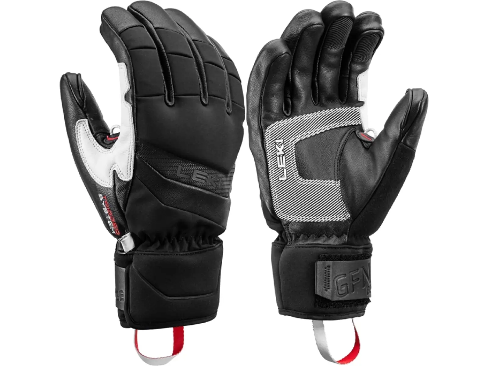 Leki Griffin Base 3D ski gloves black