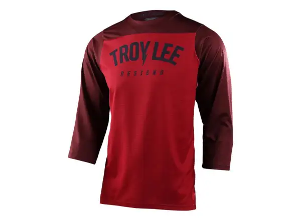 Troy Lee Designs Ruckus men's jersey 3/4 sleeve Camber oxblood