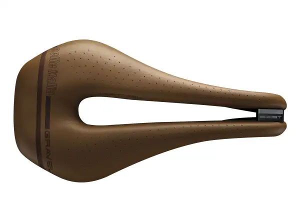 Selle Italia Novus Boost Gravel Heritage Superflow S3 saddle brown