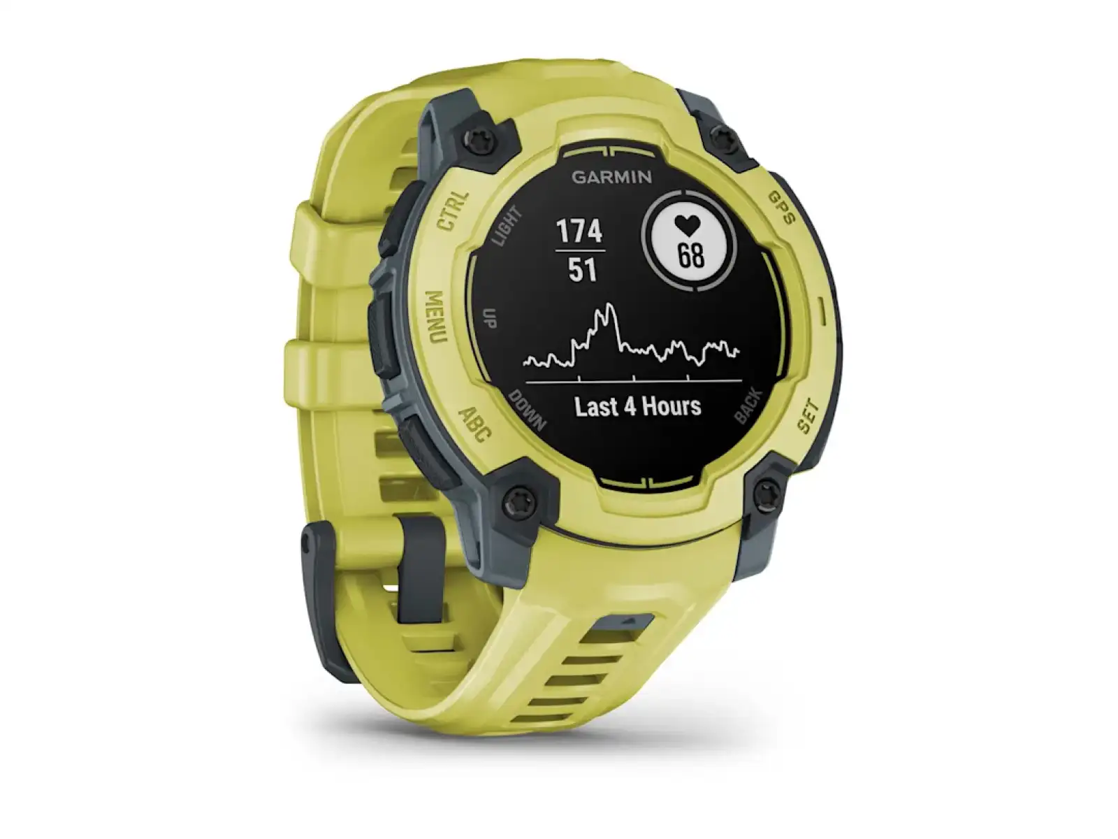 Garmin Instinct E 45 mm smartwatch Electric Lime/Electric Lime band