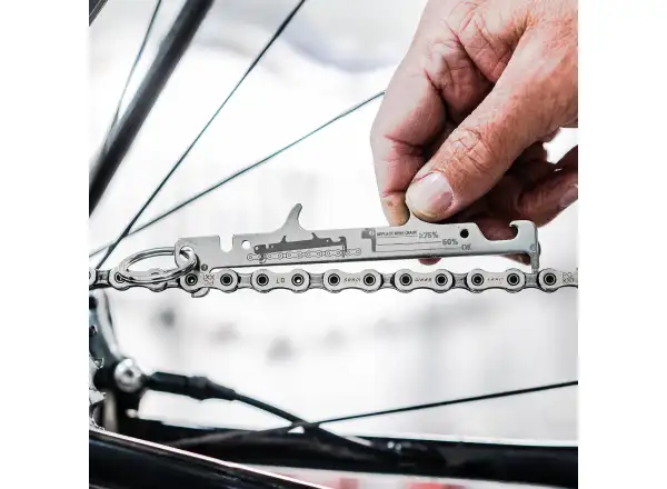Lezyne Chain Gauge chain checker silver