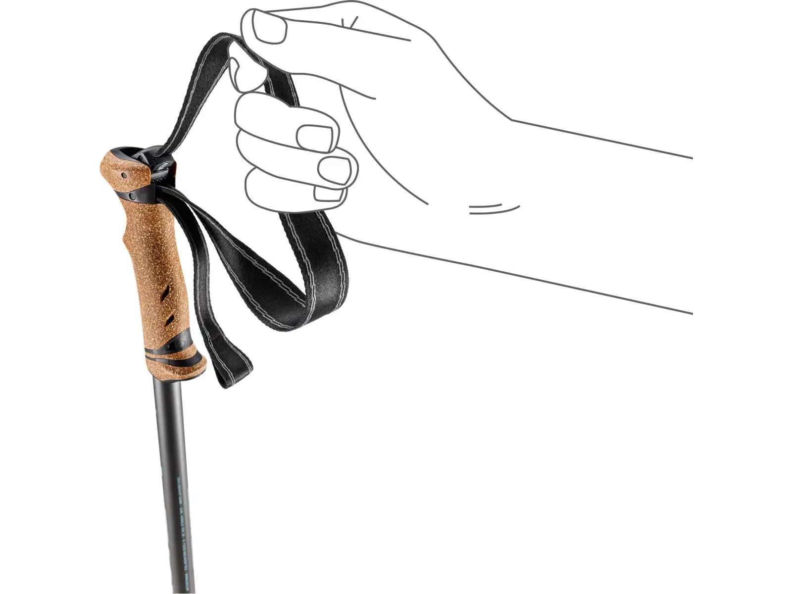 Leki Legacy trekking poles GreyBlue/Dark anthracite