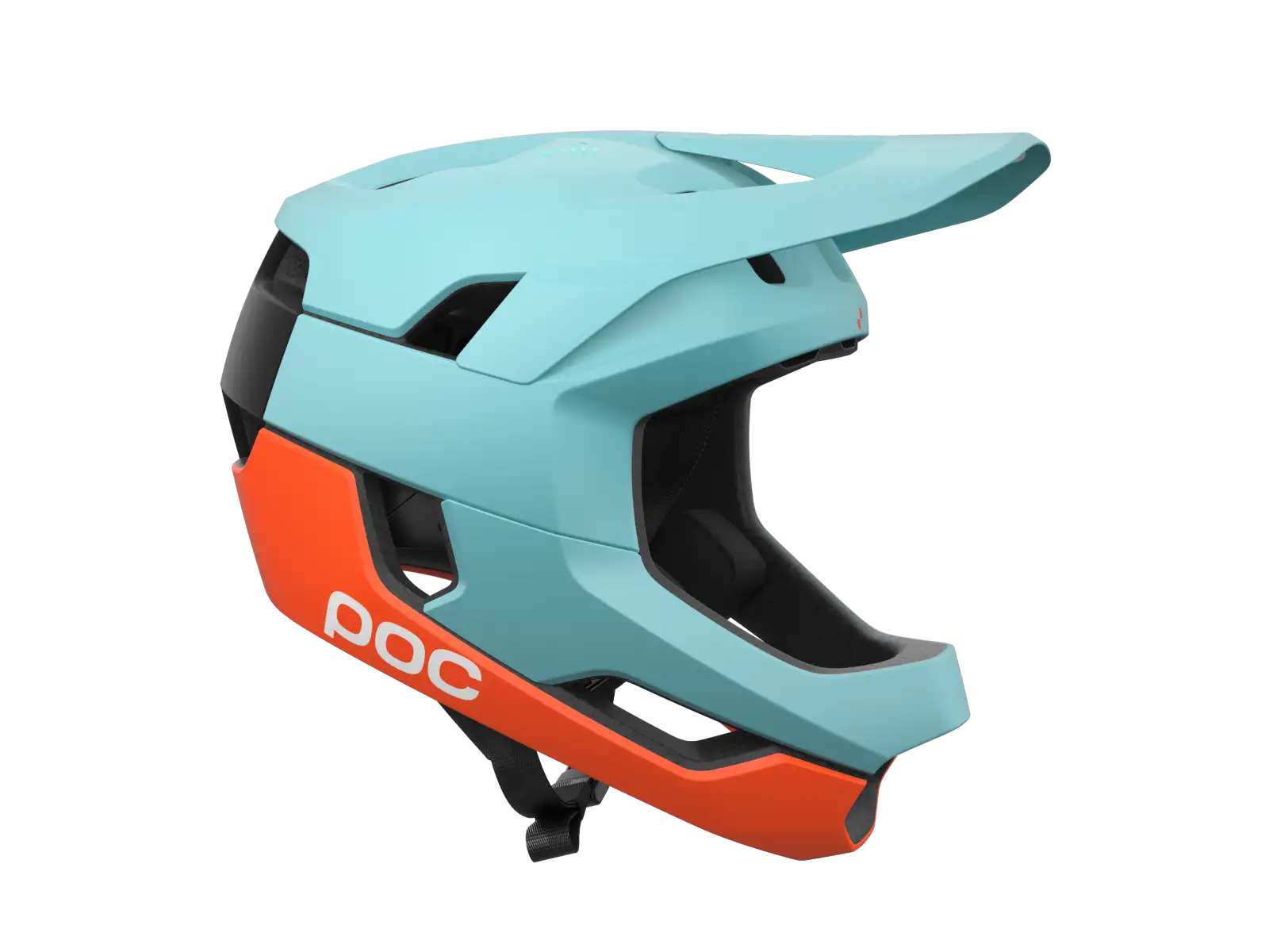 POC Otocon Race MIPS helmet Indicolite Blue Matt/Carnelian Orange Matt