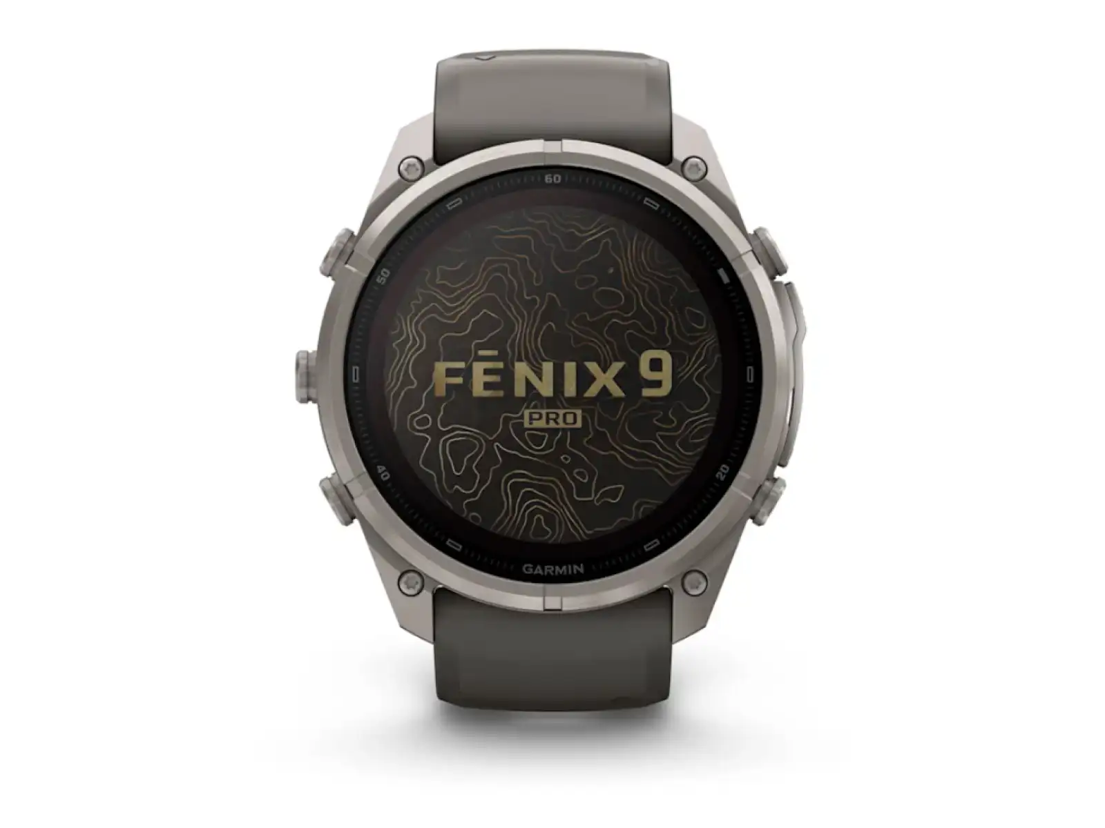 Garmin Fénix 9 Pro inReach Solar 51 mm smart watch Titanium Pebble Gray/Silver Gray
