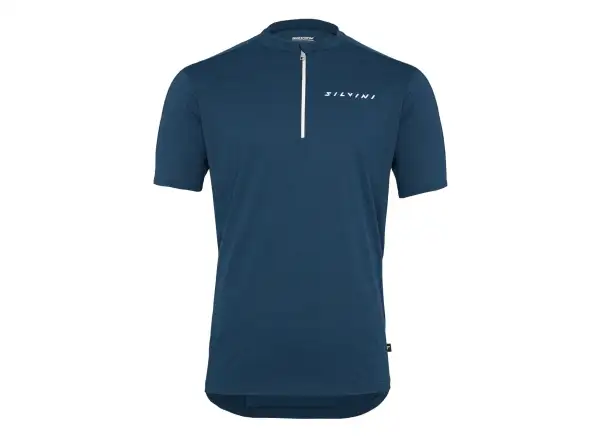 Silvini Naturno men's jersey short sleeve Navy/Black