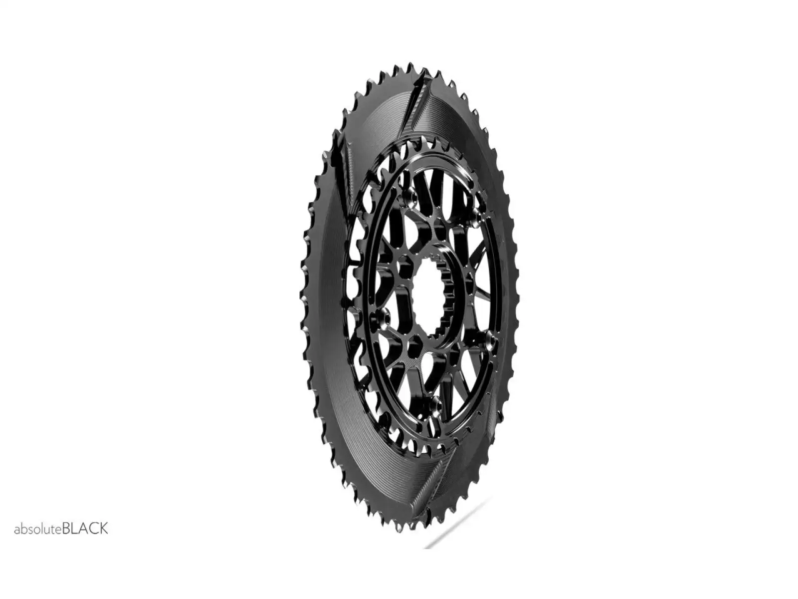 Absolute Black Cannondale Road Oval 50-34T chainring