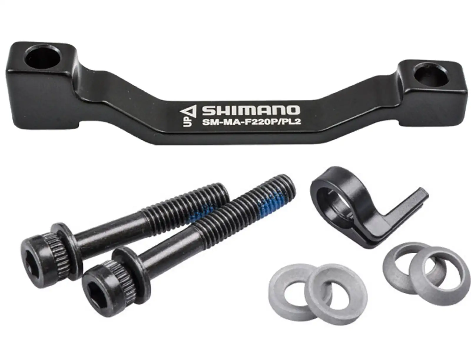 Shimano SM-MA-F220 220 mm disc brake adapter, P/PL2, front