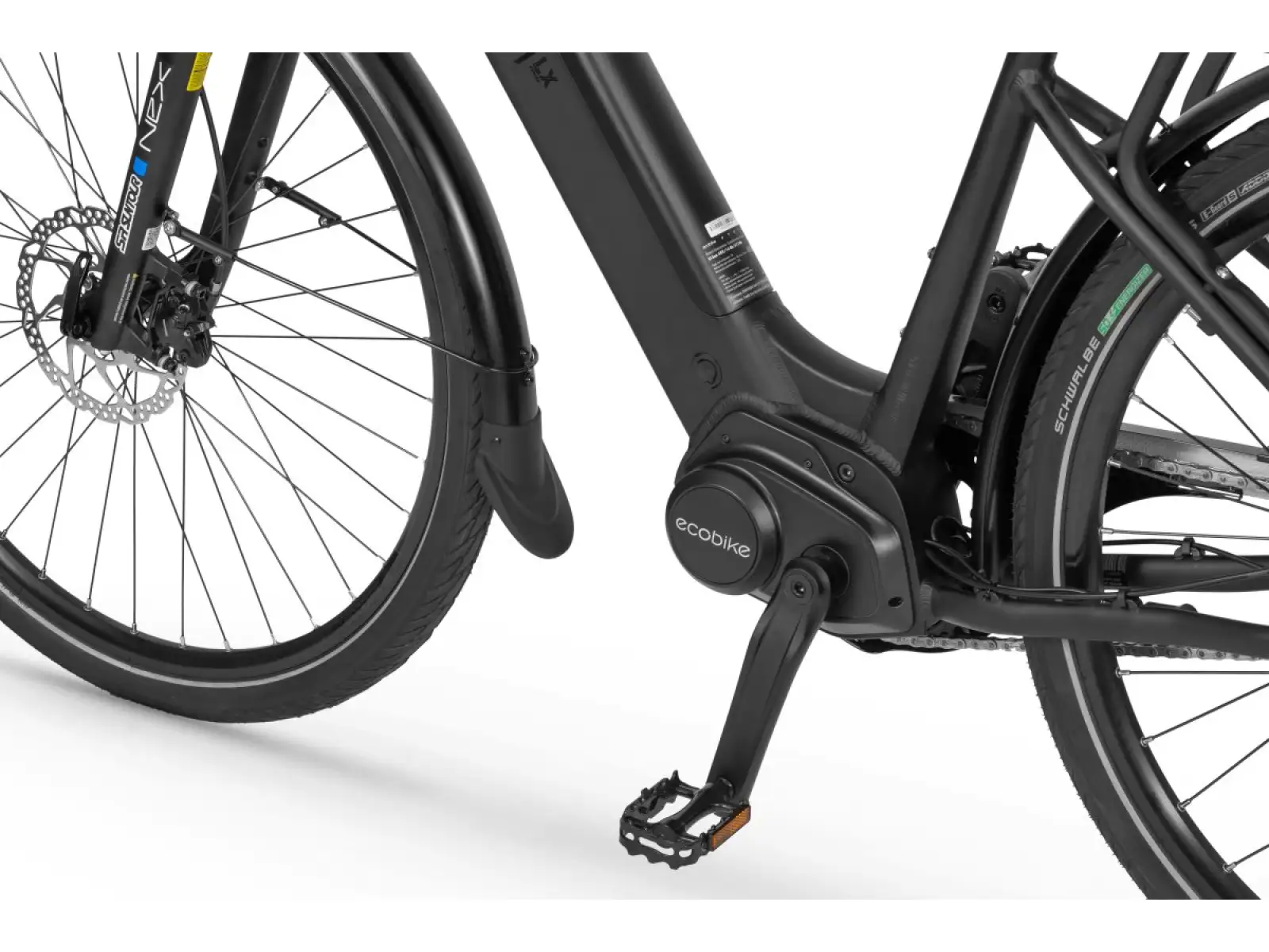 Ecobike LX city e-bike 672 Wh Black