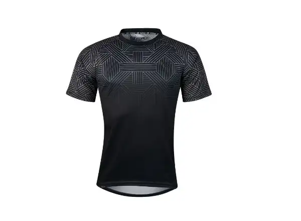 Force City men's jersey short sleeve black/grey