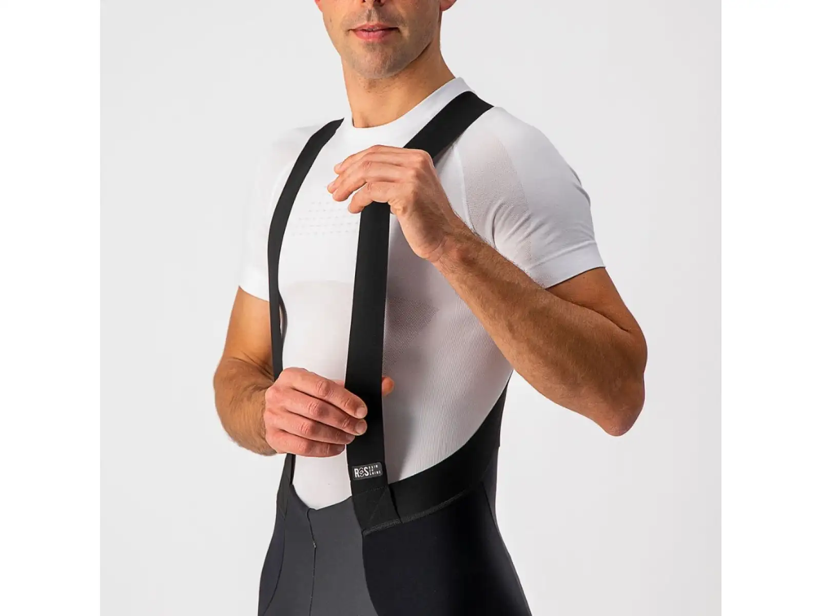 Castelli Sorpasso RoS Wind men's bib tights with pad black