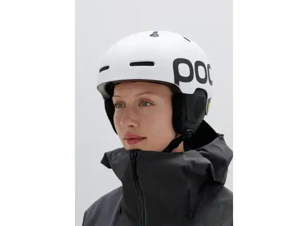 POC Auric Cut BC MIPS ski helmet Hydrogen White Matt