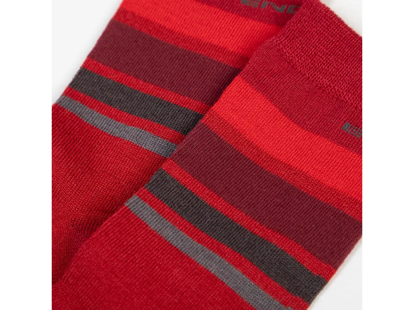 Endura Merino Stripe socks Red