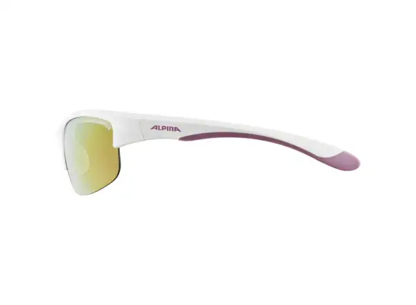 Alpina Flexxy Youth JR children's glasses White-Purple Matt/Pink mirror