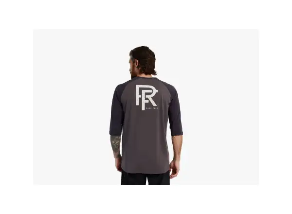 Race Face Commit men's shirt 3/4 sleeve  Charcoal