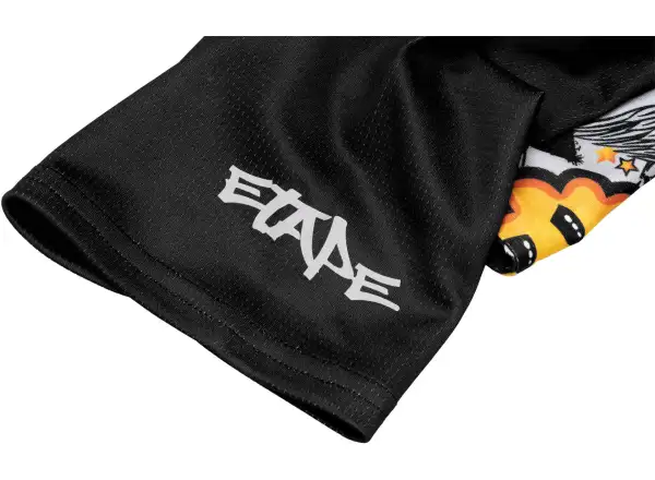 Etape Boom kids jersey short sleeve black/graphic
