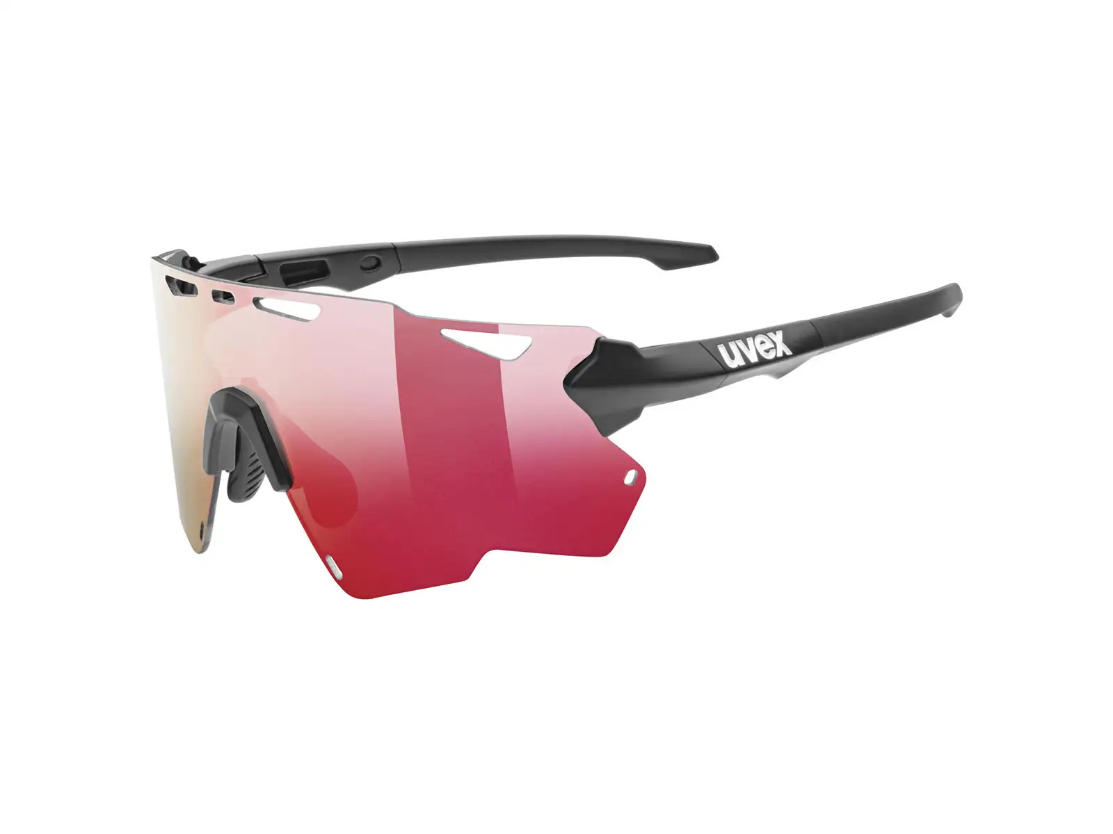 Uvex Sportstyle 228 set glasses Black Mat/Mirror Red Uni