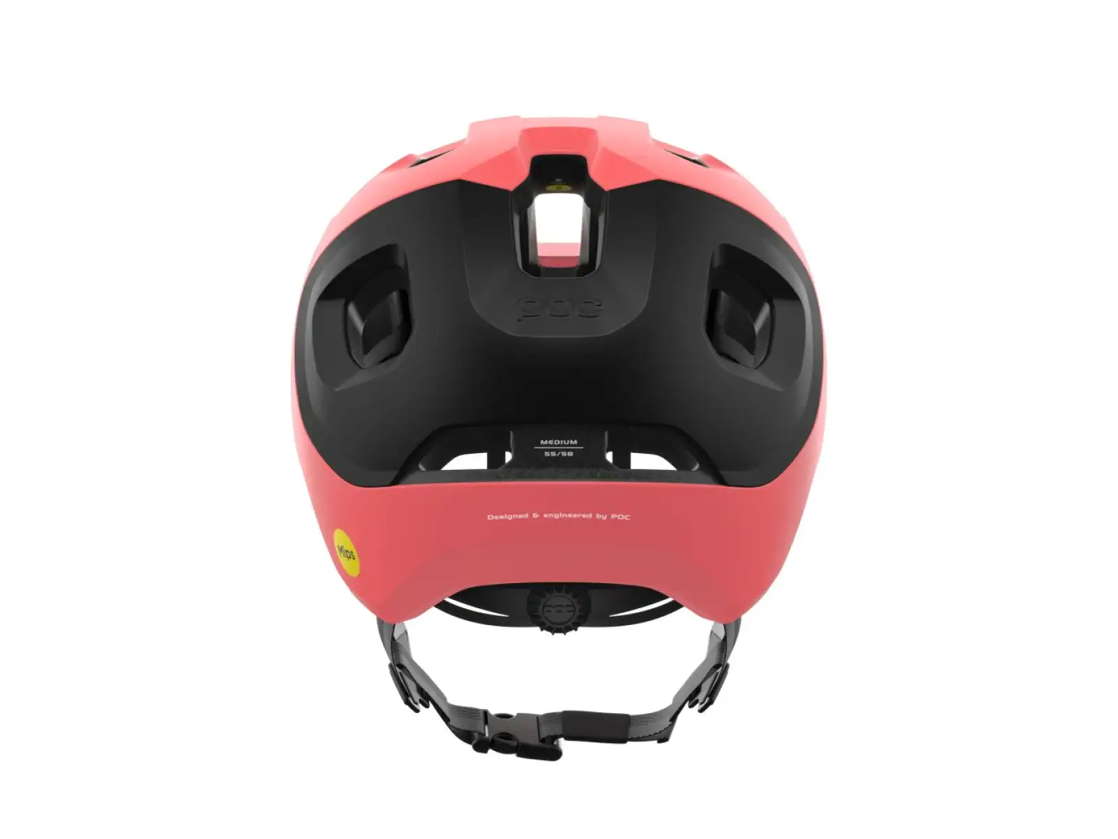 POC Axion Race MIPS helmet Ammolite Coral/Uranium Black Matt