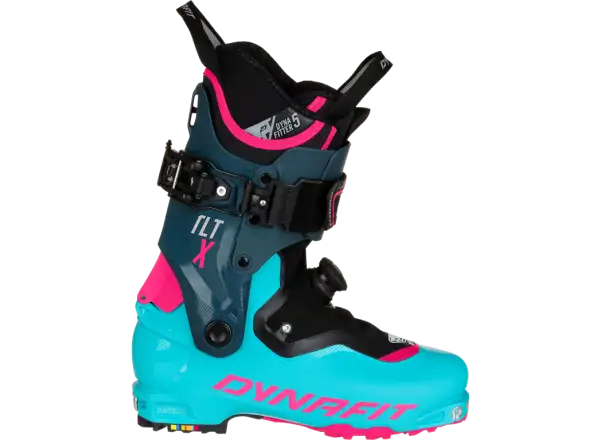 Dynafit TLT X Extra Wide women's touring boots Silvretta/Pink Glo