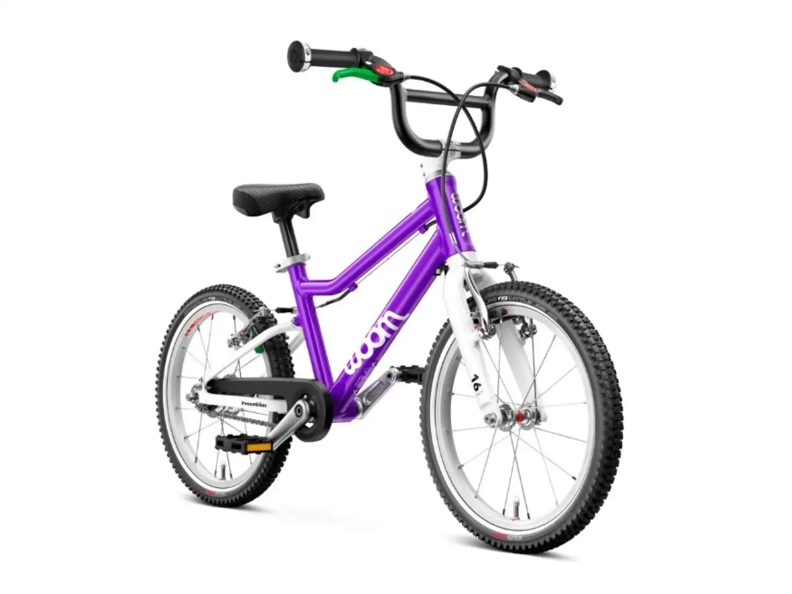 Woom 3 Purple Automagic 16" children's bike