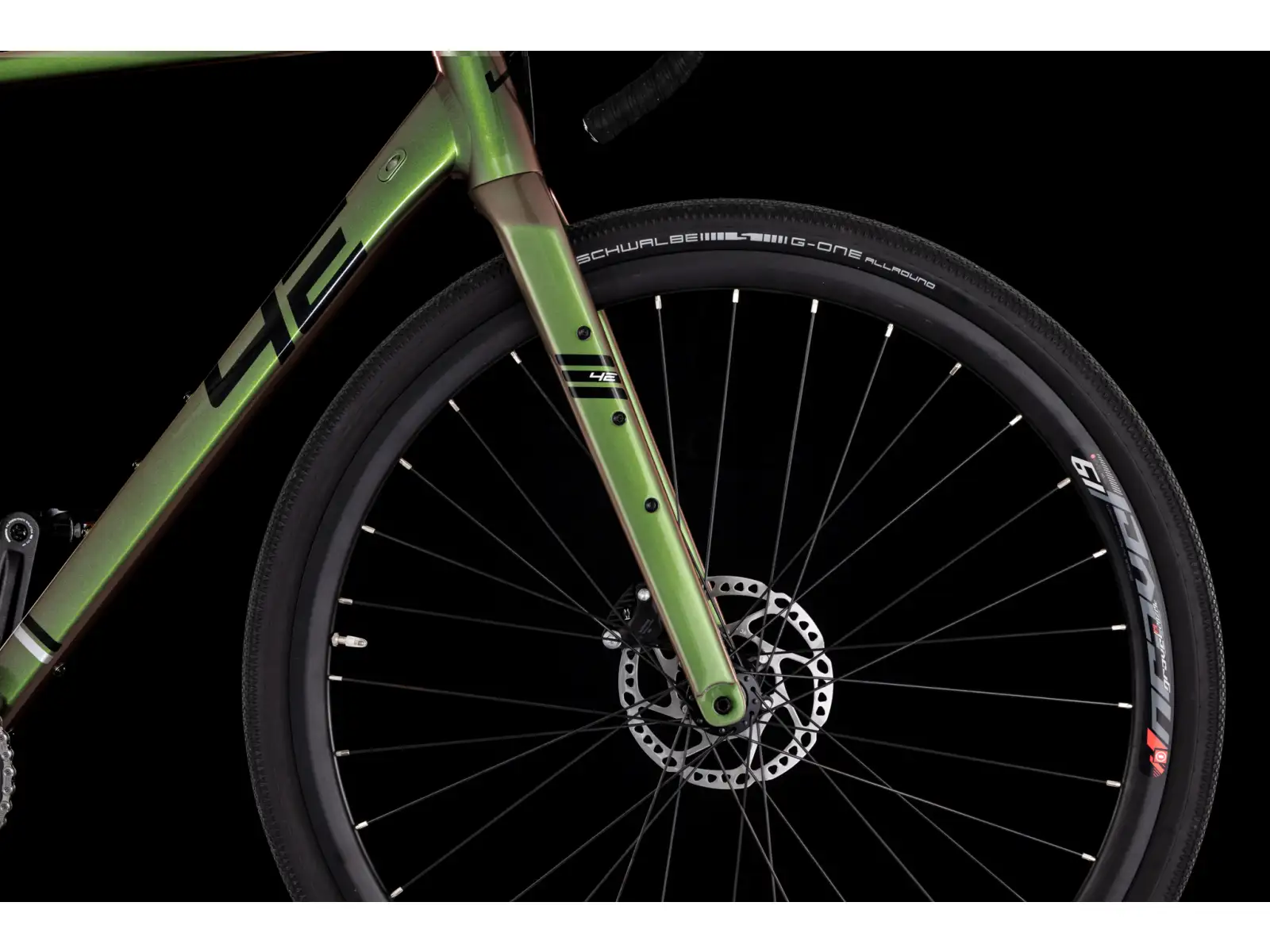4Ever Gromvel Elite gravel bike Green dragon