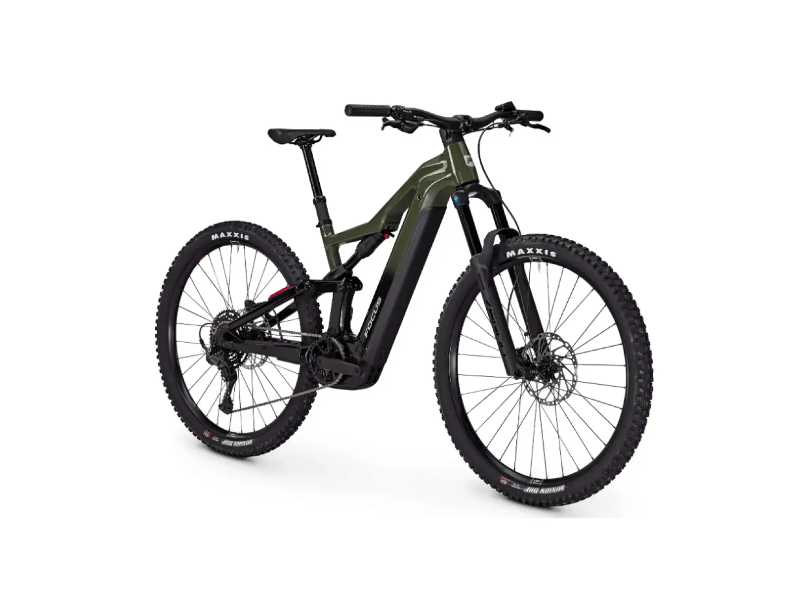 Focus Thron2 6.7 full-suspension e-bike 600 Wh Urbangreen / Magicblack