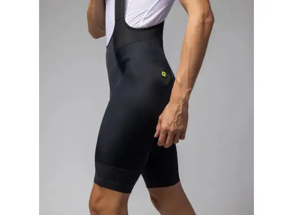 Alé PR-E Strada 2.0 men's shorts with insert and bib Black