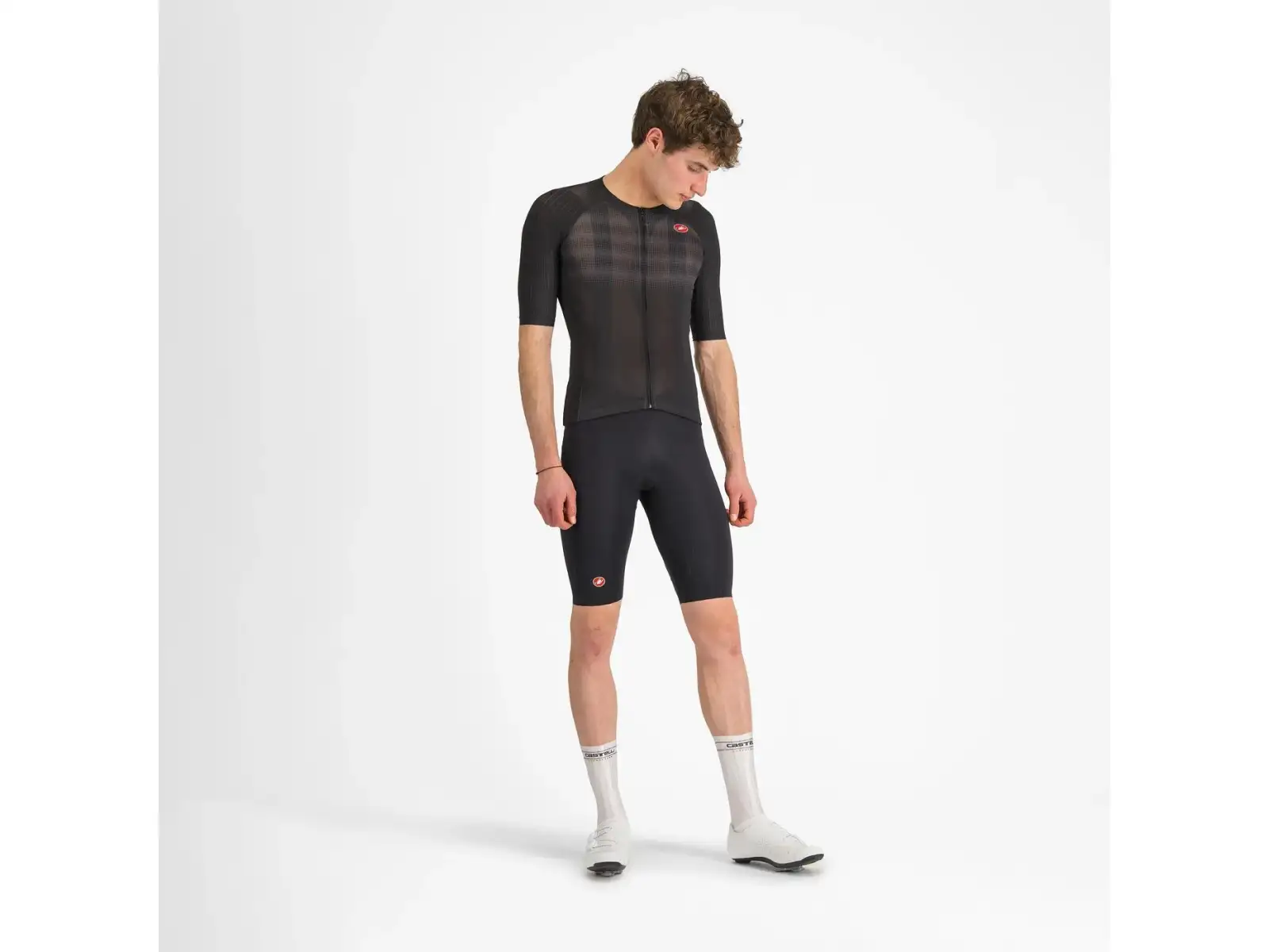 Castelli Aero Race 8S men's jersey short sleeve Black